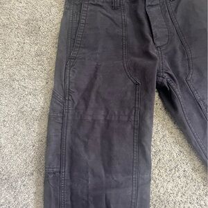 Madewell Relaxed Straight Black Jeans